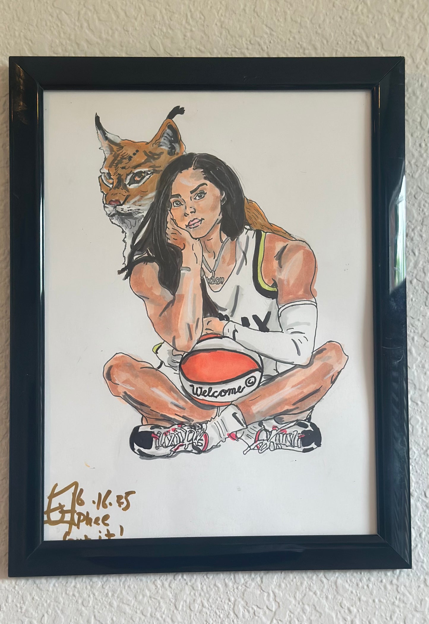 "PHEE GOT IT" original art + framed
