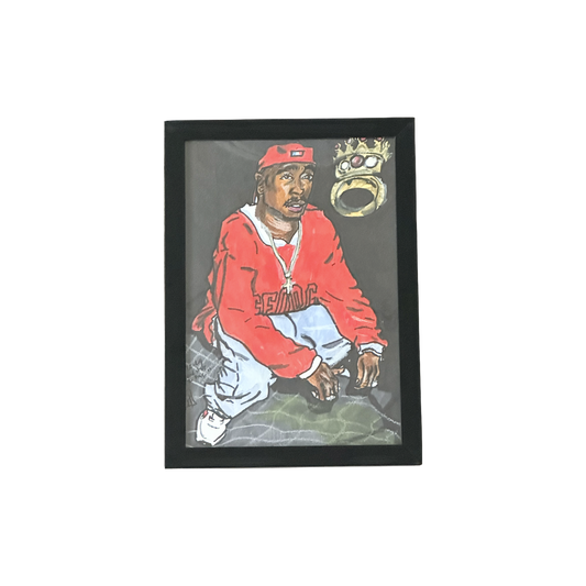 "SEND IT UP 2 PAC" original art