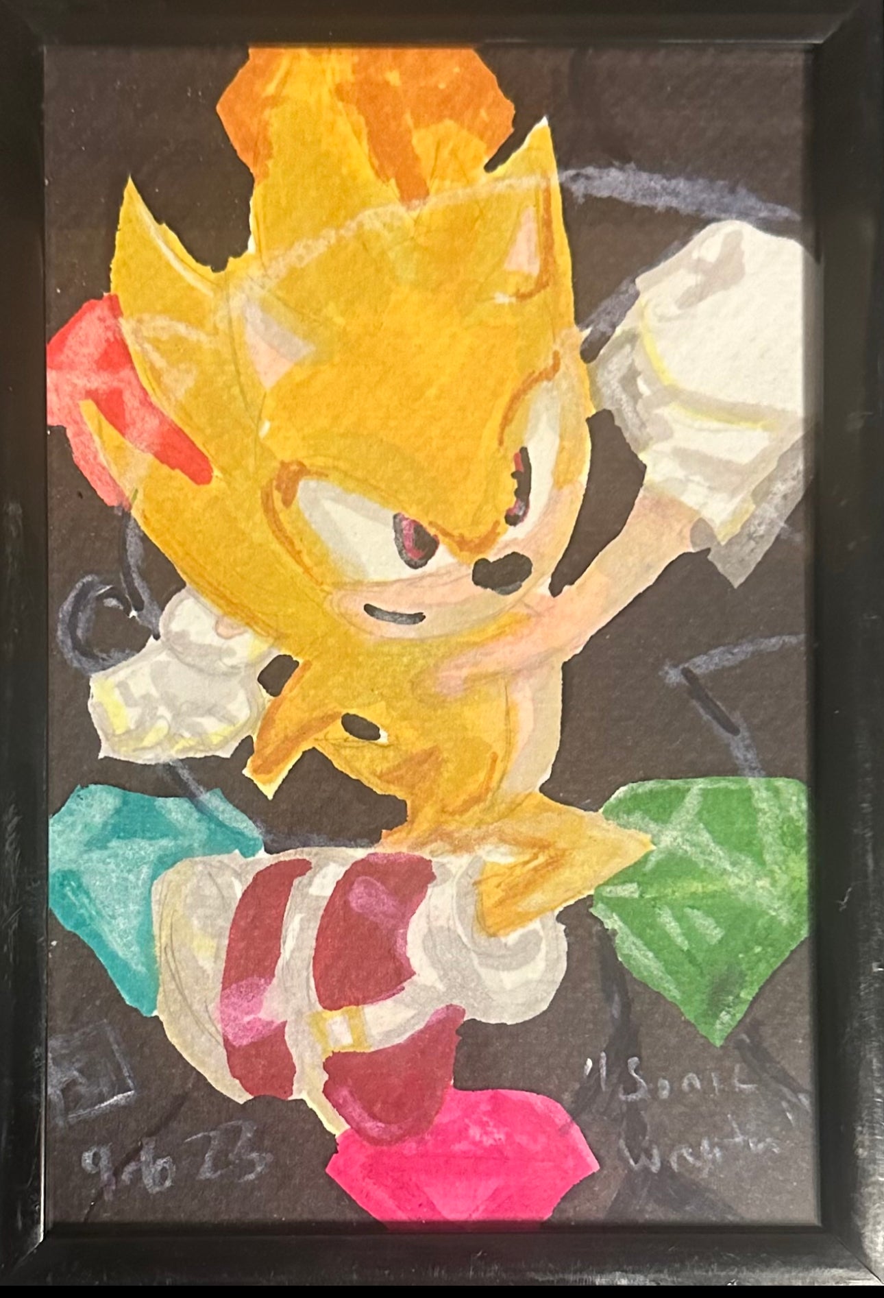 "SONIC WRATH" original art