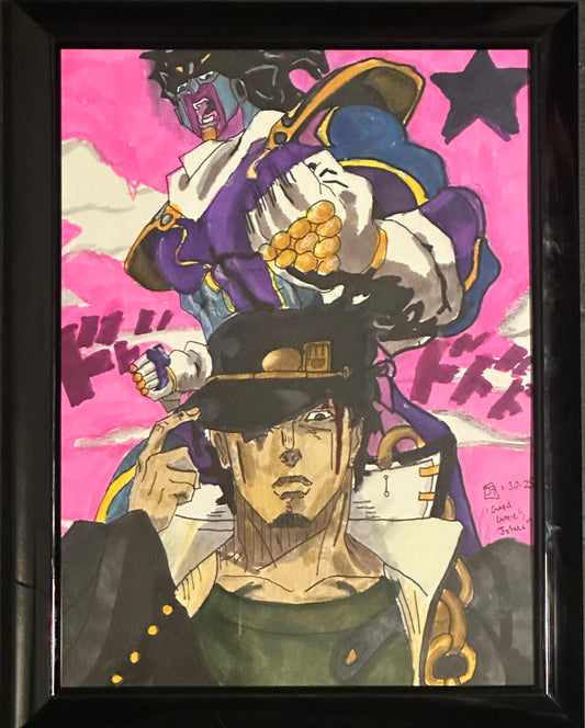 "“Good Grief, Jotaro 🌟 “ original art