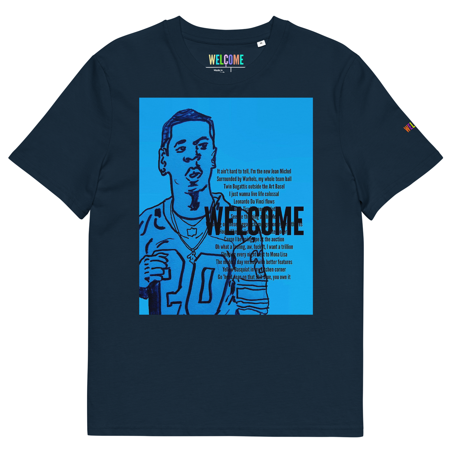 "JZ BLUE" 2015 - EXTREMELY RARE ORIGINAL WLCM TEE