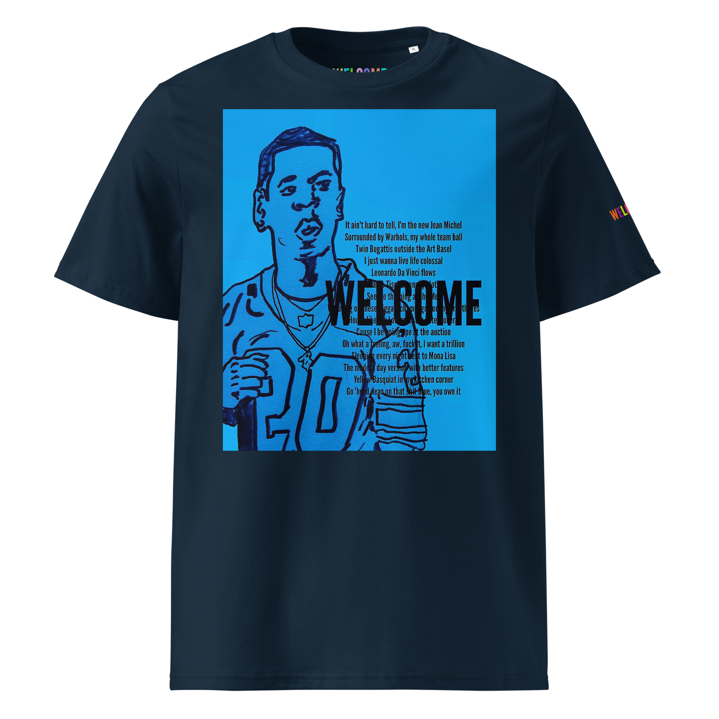 "JZ BLUE" 2015 - EXTREMELY RARE ORIGINAL WLCM TEE