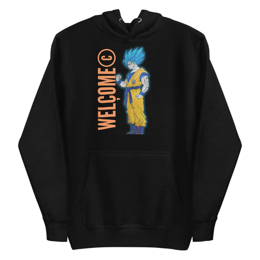 "WLCM BLUE" (2019) - hoodie